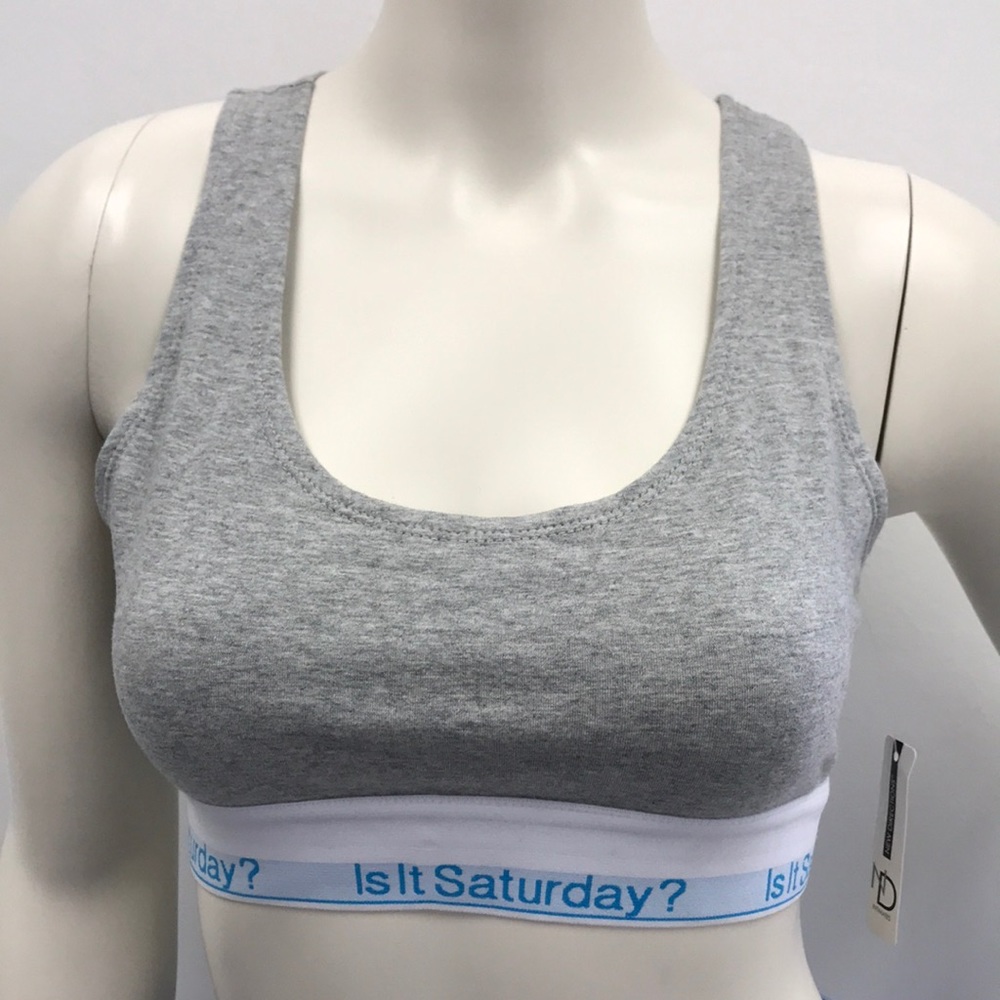 NWOT  • Is it Saturday? Elastic Bralette.